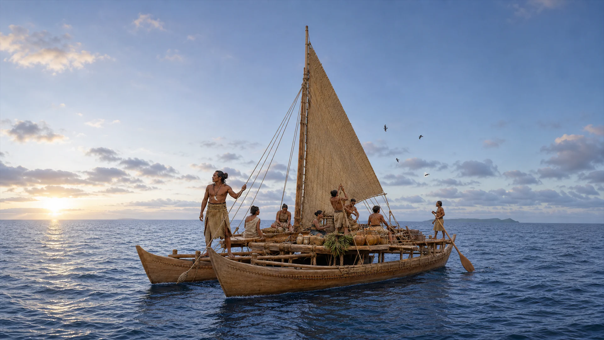 Interpretive reconstruction: Polynesian wayfinding