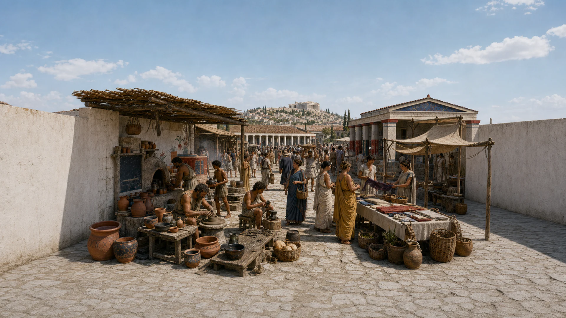 Interpretive reconstruction: Work around the Athenian agora