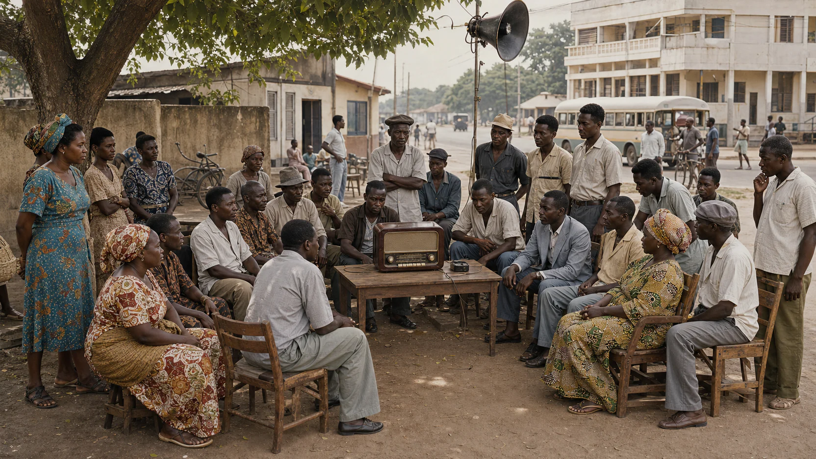 Interpretive reconstruction: Decolonization and public radio