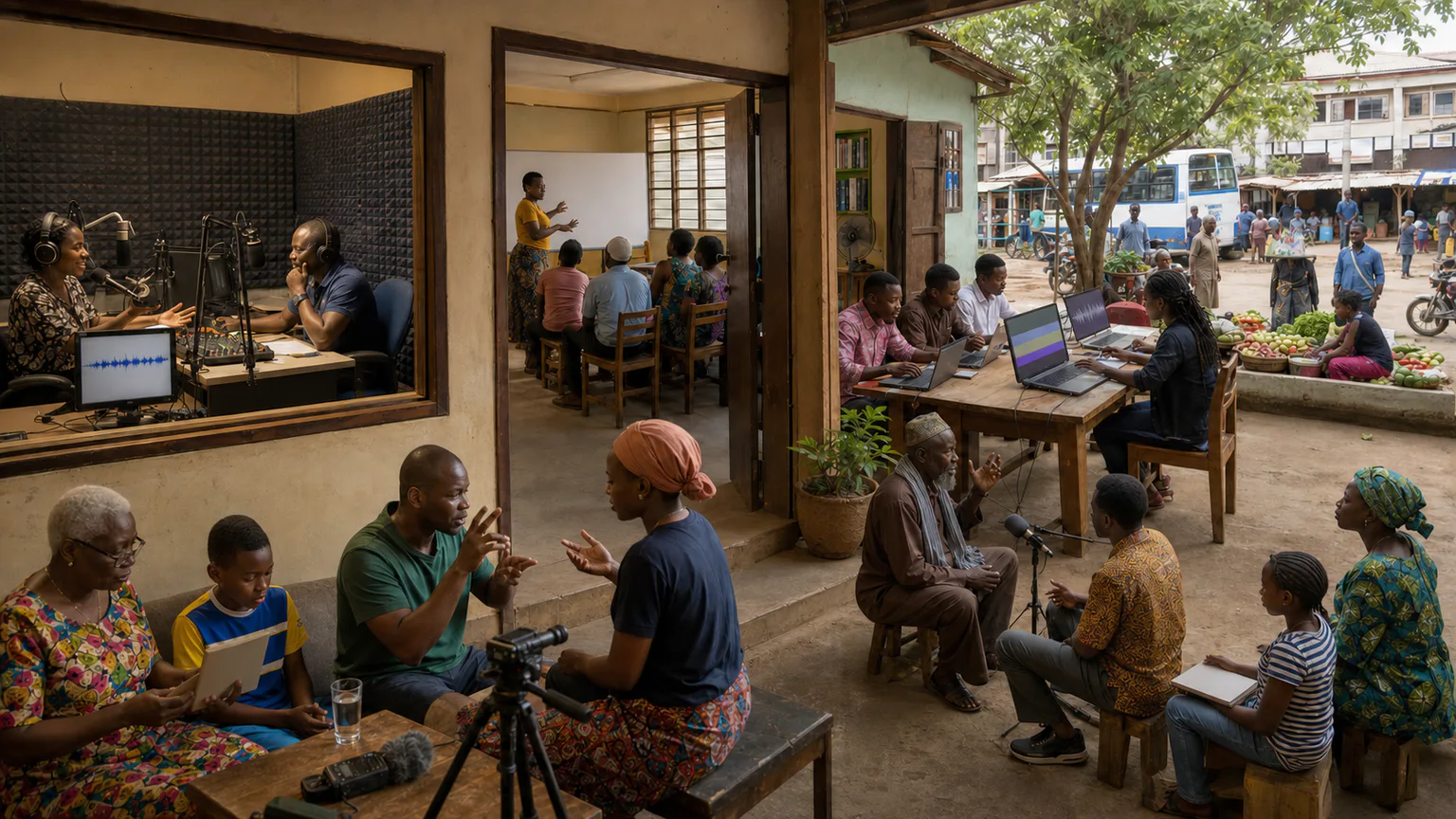 AI-generated evidence-guided visualization related to Living African language diversity, 2000-2026 CE.