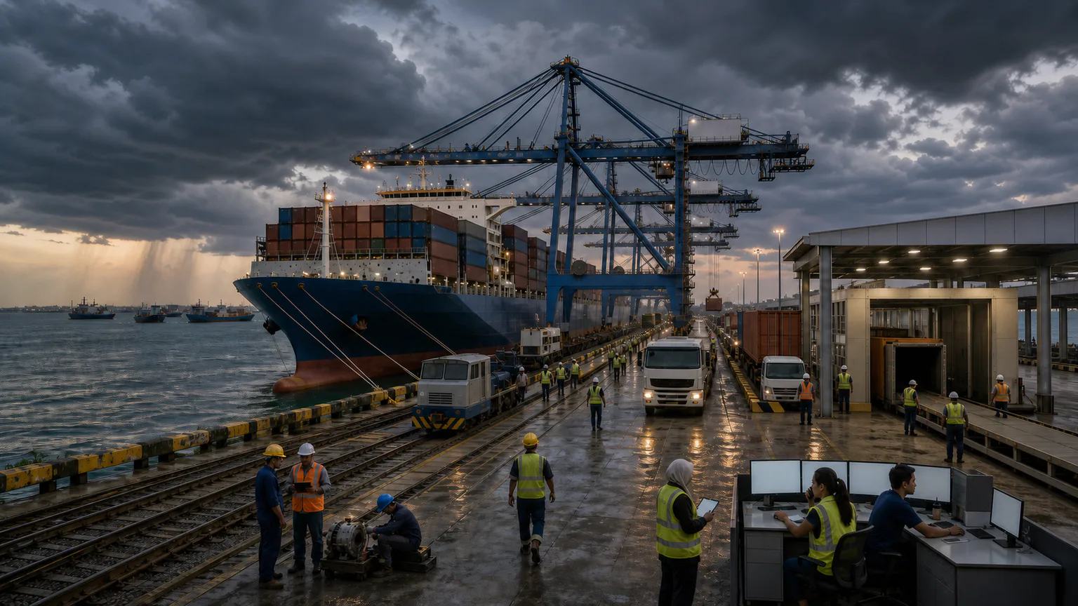 AI-generated evidence-guided visualization related to Globalization created dense and fragile supply chains, 2000-2026 CE.