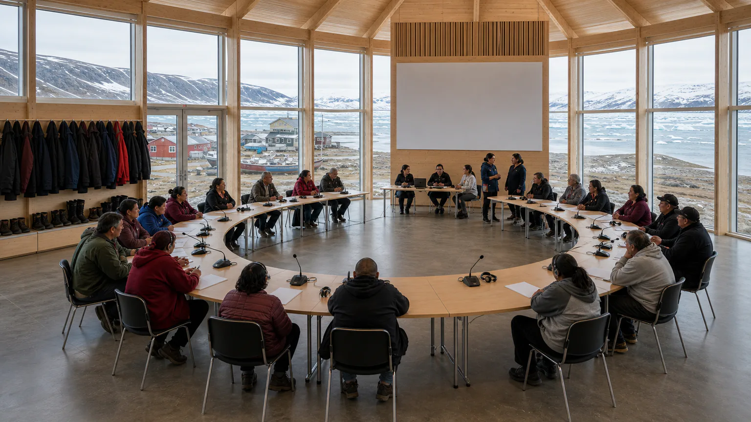 AI-generated evidence-guided visualization related to Inuit Circumpolar Council, 1977 CE-present.