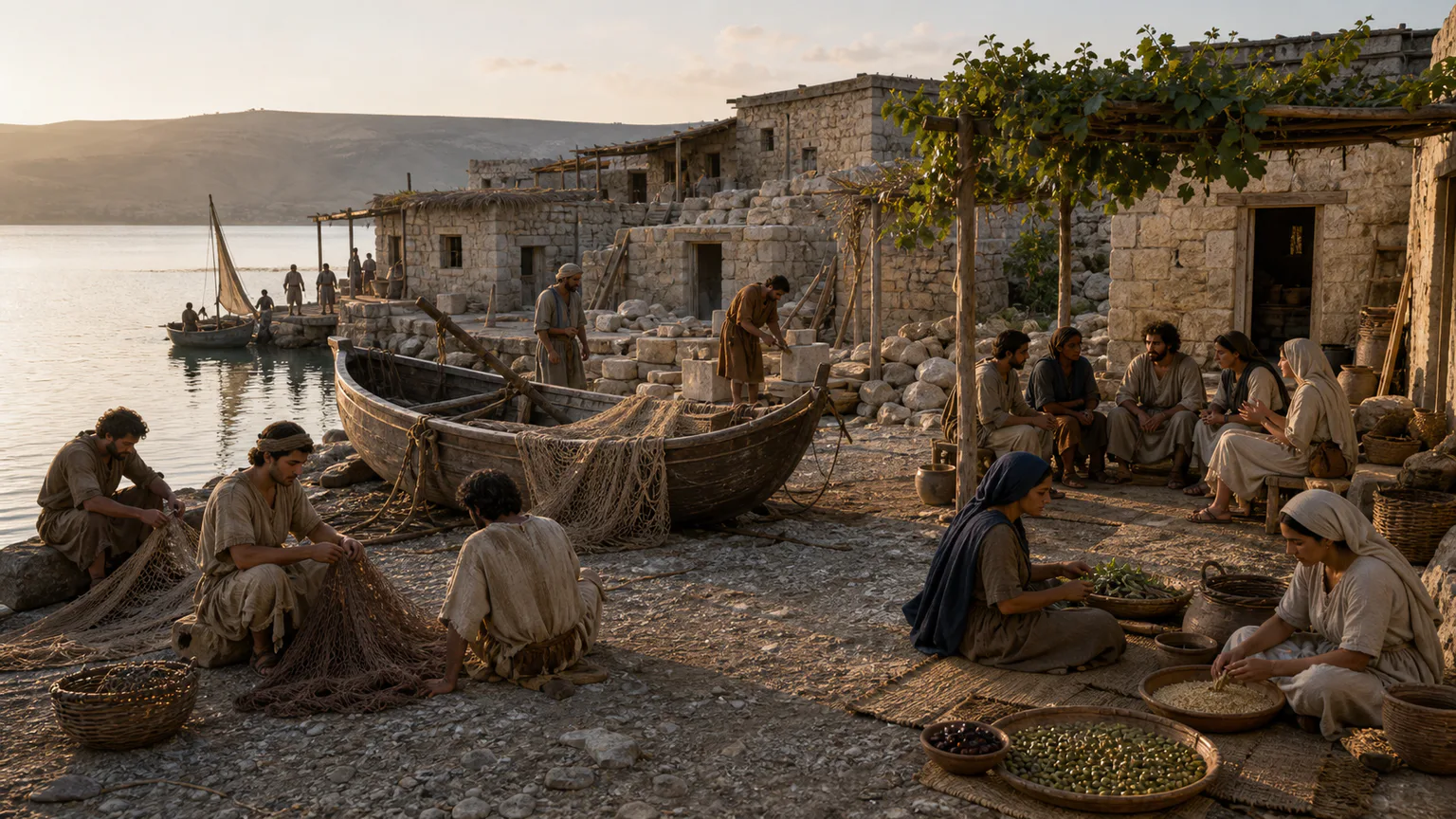 AI-generated evidence-guided visualization related to Jesus and the earliest Christian communities, c. 4 BCE-100 CE.