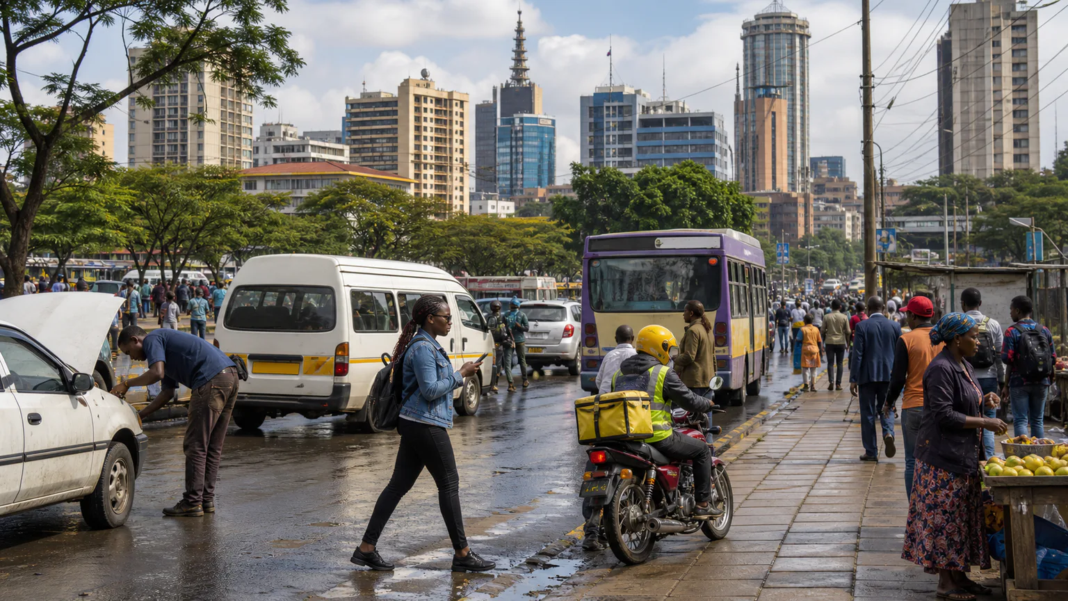 AI-generated evidence-guided visualization related to Nairobi, 21st century.