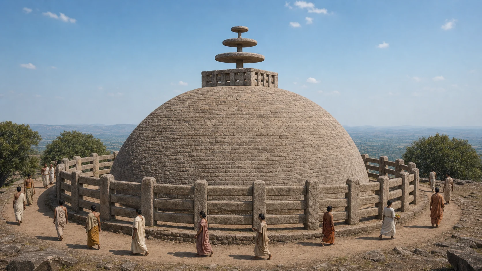 Interpretive reconstruction: Sanchi pilgrimage