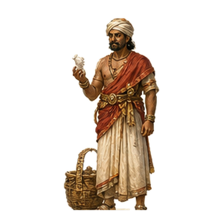 Sea trader illustration