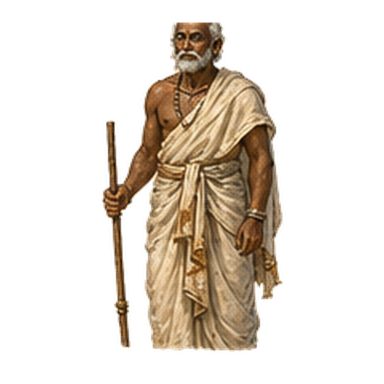 Village elder illustration