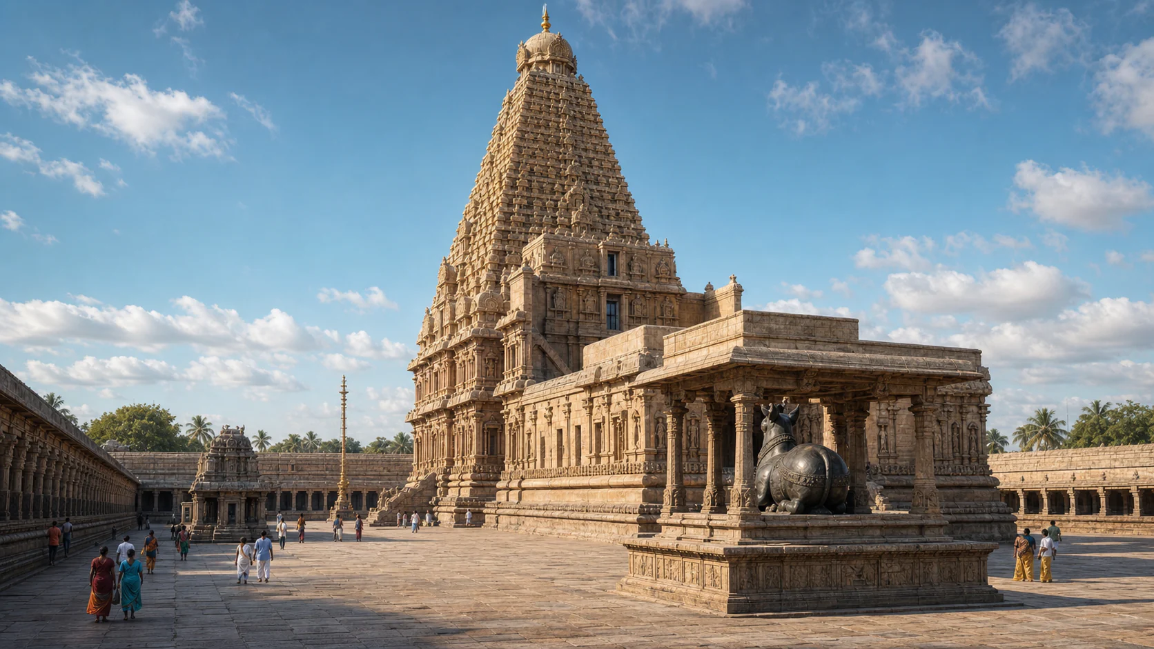 Evidence-guided artistic reconstruction of Brihadisvara Temple, Thanjavur
