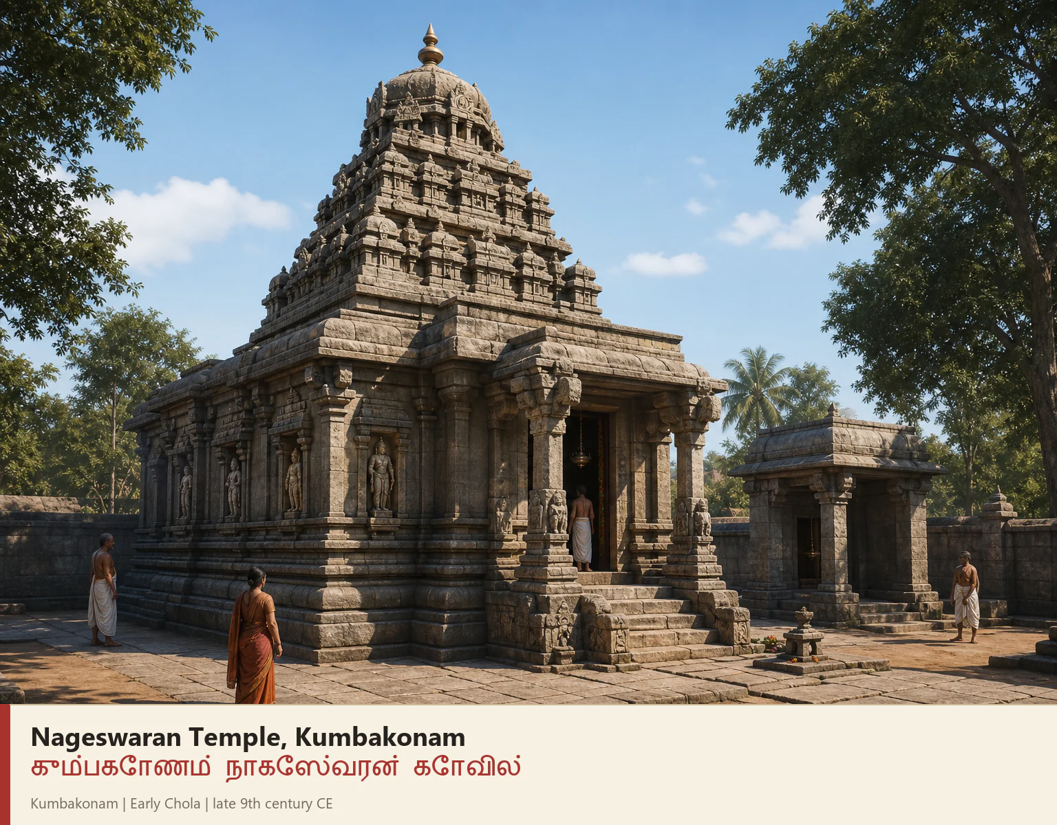 Nageswaran Temple, Kumbakonam reconstruction